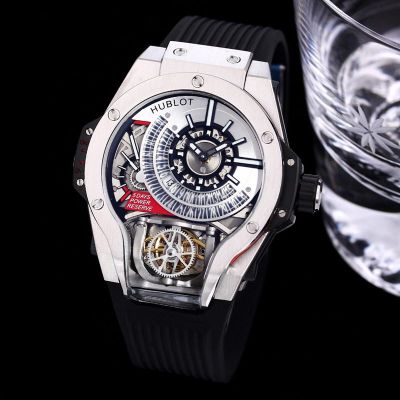 HUBLOT Factory Hublot's Alien "Warcraft" MP-09 Silver / Rose gold steel case Watch